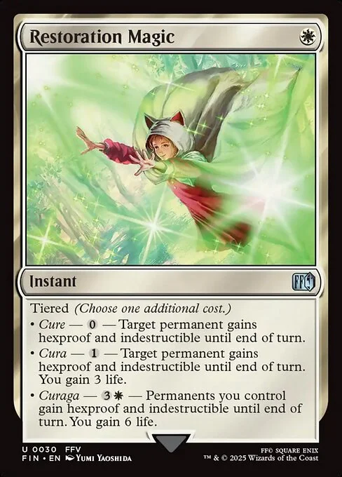 Restoration Magic, carta Magic di tipo Instant illustrata da Yumi Yaoshida