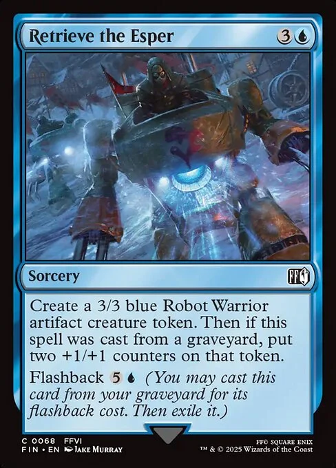Retrieve the Esper, carta Magic di tipo Sorcery illustrata da Jake Murray