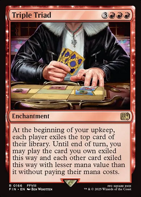Triple Triad, carta Magic di tipo Enchantment illustrata da Ben Wootten