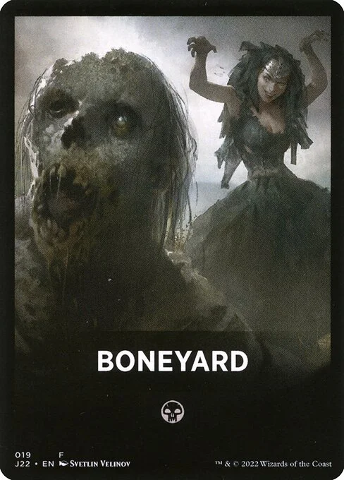 Boneyard, carta Magic di tipo Card illustrata da Svetlin Velinov