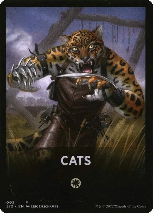 Cats, carta Magic di tipo Card illustrata da Eric Deschamps