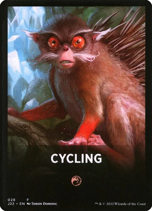 Cycling, carta Magic di tipo Card illustrata da Simon Dominic