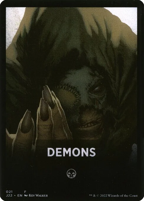 Demons, carta Magic di tipo Card illustrata da Kev Walker