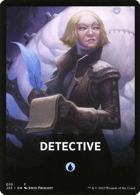 Detective, carta Magic di tipo Card illustrata da Steve Prescott
