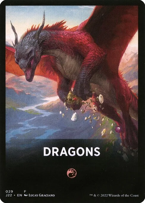 Dragons, carta Magic di tipo Card illustrata da Lucas Graciano
