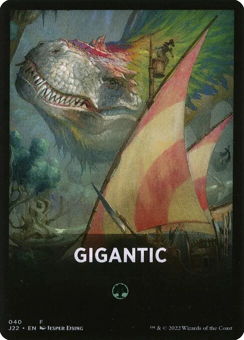 Gigantic, carta Magic di tipo Card illustrata da Jesper Ejsing