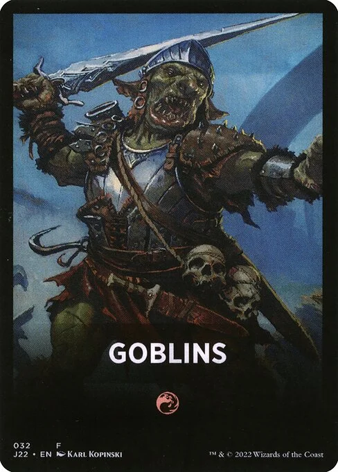 Goblins, carta Magic di tipo Card illustrata da Karl Kopinski