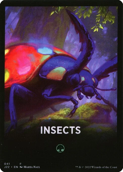 Insects, carta Magic di tipo Card illustrata da Marta Nael