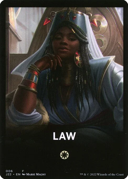 Law, carta Magic di tipo Card illustrata da Marie Magny