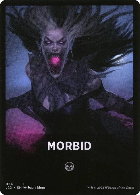 Morbid, carta Magic di tipo Card illustrata da Jodie Muir