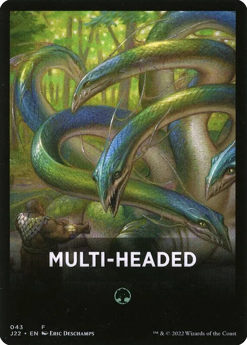 Multi-Headed, carta Magic di tipo Card illustrata da Eric Deschamps