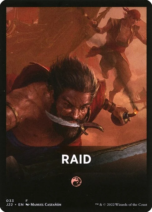 Raid, carta Magic di tipo Card illustrata da Manuel Castañón