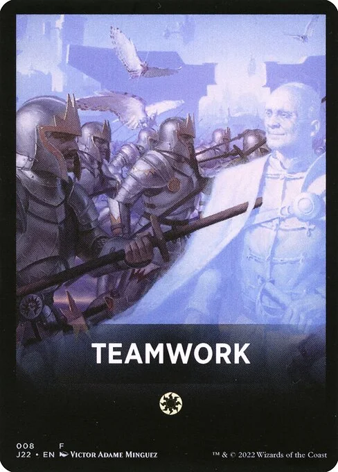 Teamwork, carta Magic di tipo Card illustrata da Victor Adame Minguez