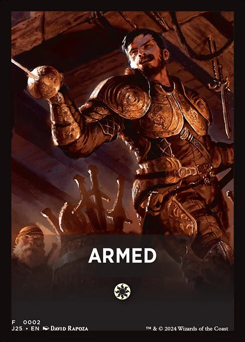 Armed, carta Magic di tipo Card illustrata da David Rapoza