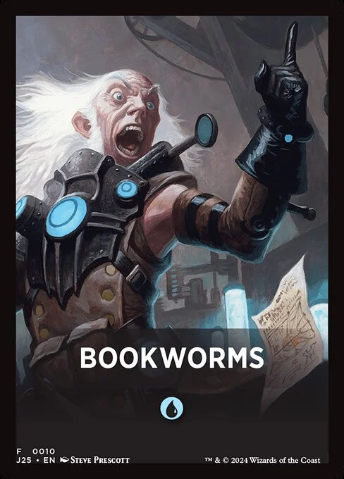 Bookworms, carta Magic di tipo Card illustrata da Steve Prescott