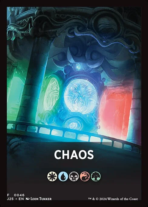 Chaos, carta Magic di tipo Card illustrata da Leon Tukker
