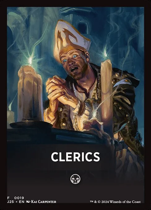 Clerics, carta Magic di tipo Card illustrata da Kai Carpenter