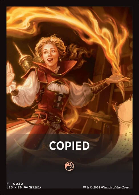Copied, carta Magic di tipo Card illustrata da Nereida