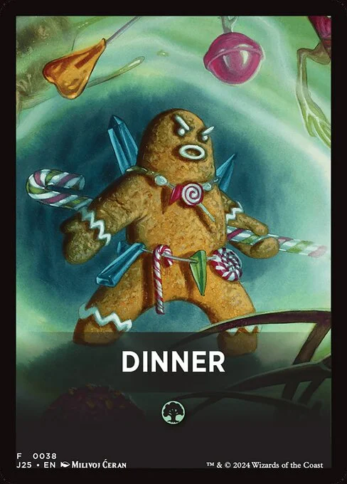 Dinner, carta Magic di tipo Card illustrata da Milivoj Ćeran