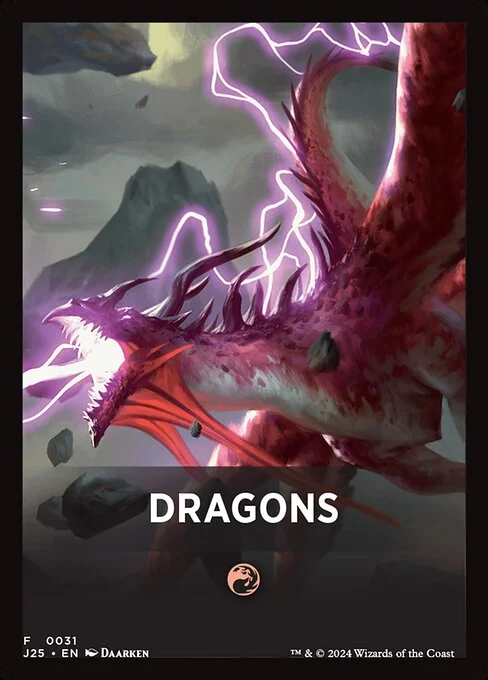 Dragons, carta Magic di tipo Card illustrata da Daarken