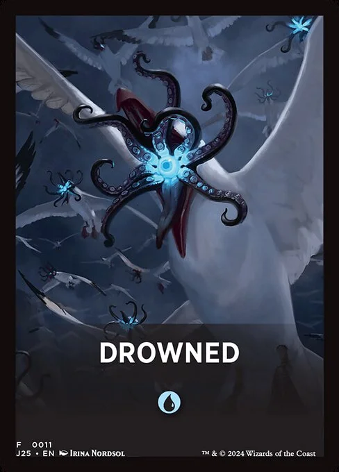 Drowned, carta Magic di tipo Card illustrata da Irina Nordsol