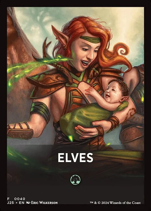 Elves, carta Magic di tipo Card illustrata da Eric Wilkerson