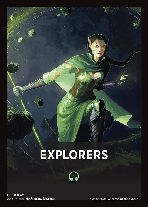 Explorers, carta Magic di tipo Card illustrata da Serena Malyon