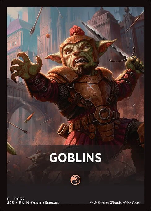 Goblins, carta Magic di tipo Card illustrata da Olivier Bernard