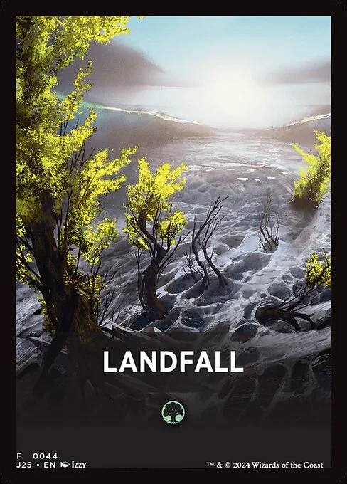 Landfall, carta Magic di tipo Card illustrata da Izzy