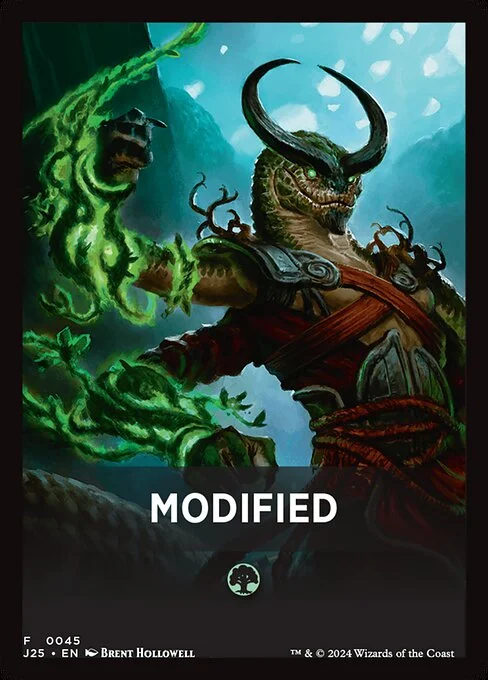 Modified, carta Magic di tipo Card illustrata da Brent Hollowell
