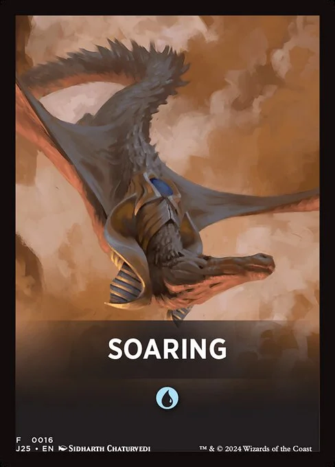 Soaring, carta Magic di tipo Card illustrata da Sidharth Chaturvedi