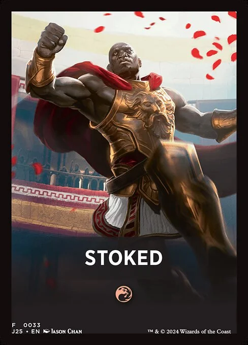 Stoked, carta Magic di tipo Card illustrata da Jason Chan