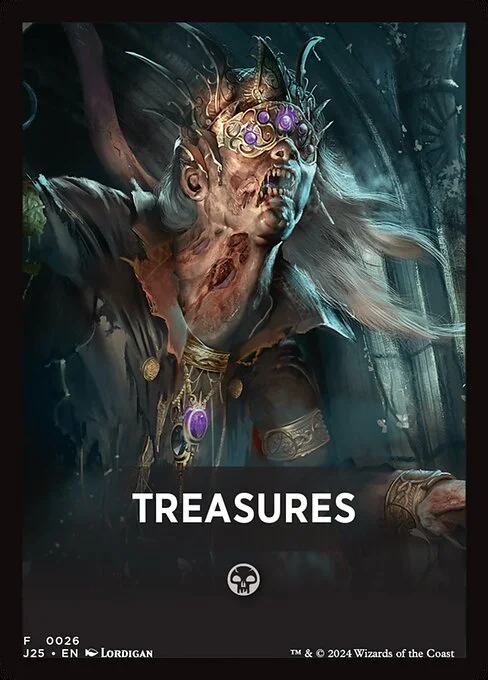 Treasures, carta Magic di tipo Card illustrata da Lordigan