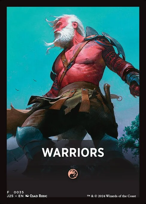 Warriors, carta Magic di tipo Card illustrata da Esad Ribic