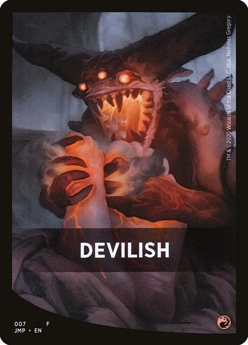 Devilish, carta Magic di tipo Card illustrata da Nicholas Gregory
