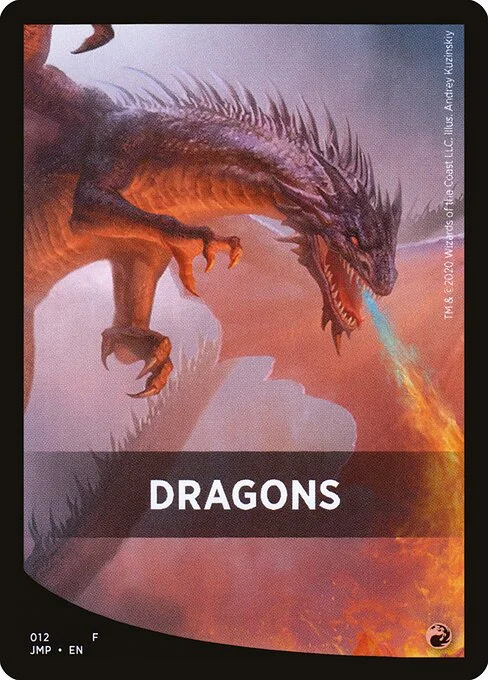 Dragons, carta Magic di tipo Card illustrata da Andrey Kuzinskiy