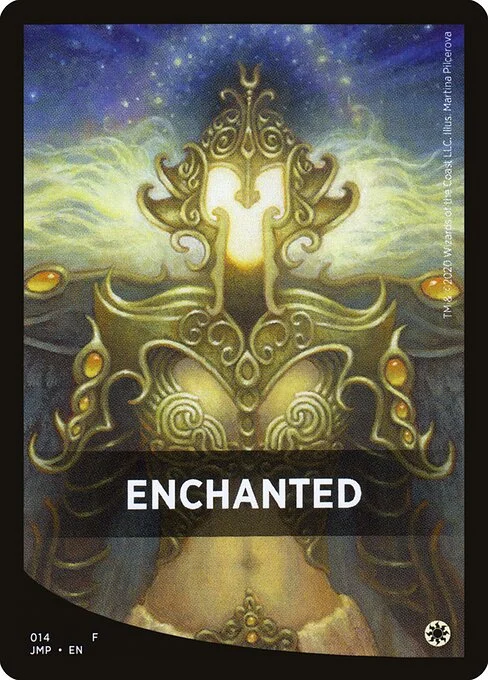 Enchanted, carta Magic di tipo Card illustrata da Martina Pilcerova