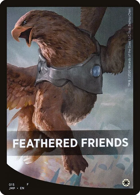 Feathered Friends, carta Magic di tipo Card illustrata da Zezhou Chen