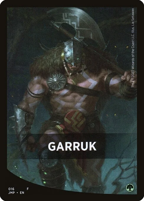 Garruk, carta Magic di tipo Card illustrata da Lie Setiawan