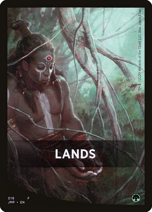 Lands, carta Magic di tipo Card illustrata da Jason Chan