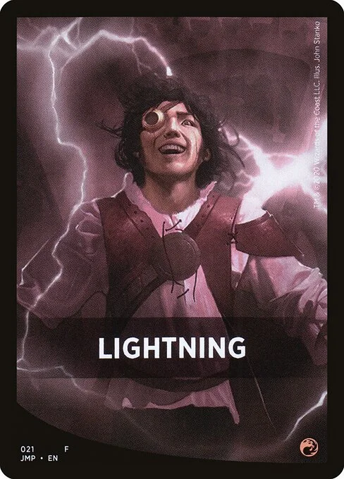 Lightning, carta Magic di tipo Card illustrata da John Stanko