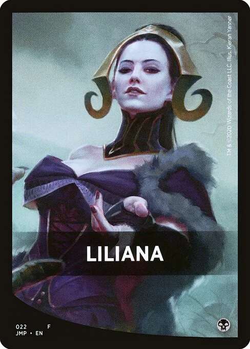Liliana, carta Magic di tipo Card illustrata da Kieran Yanner