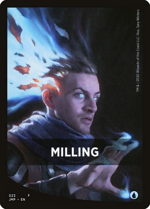 Milling, carta Magic di tipo Card illustrata da Sara Winters
