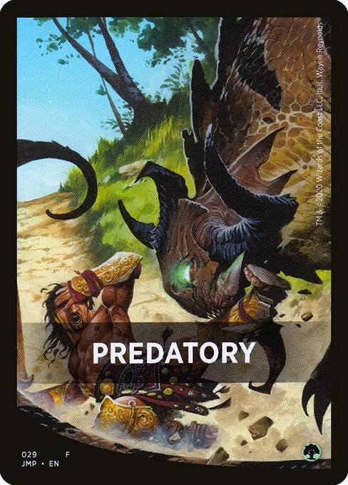 Predatory, carta Magic di tipo Card illustrata da Wayne Reynolds