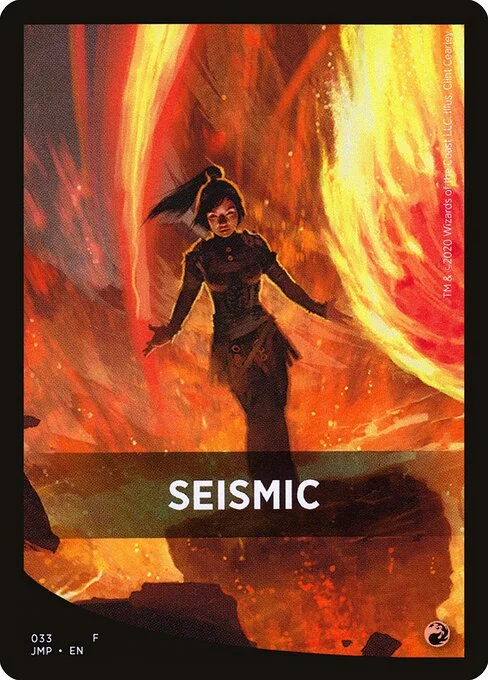 Seismic, carta Magic di tipo Card illustrata da Clint Cearley