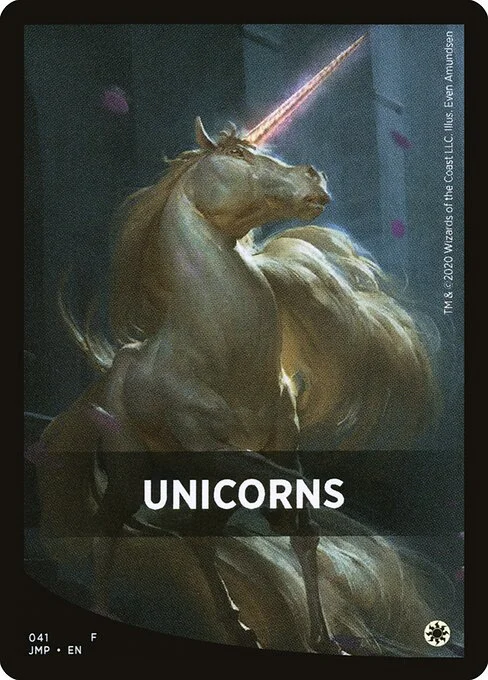 Unicorns, carta Magic di tipo Card illustrata da Even Amundsen