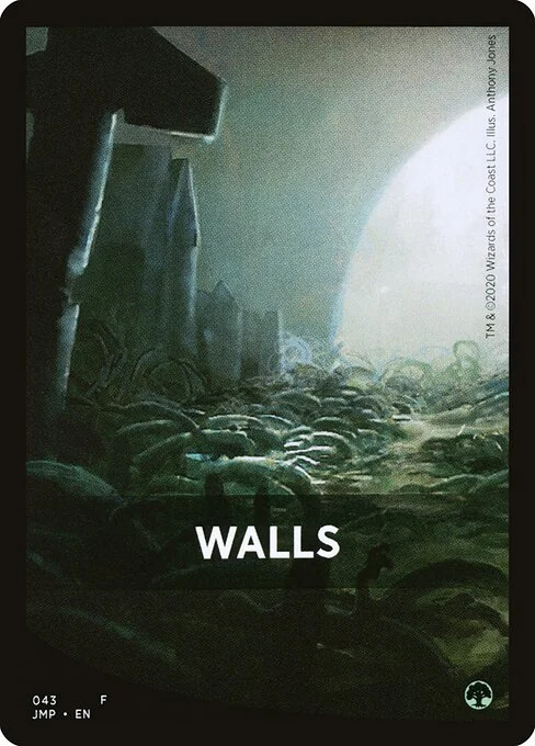 Walls, carta Magic di tipo Card illustrata da Anthony Jones