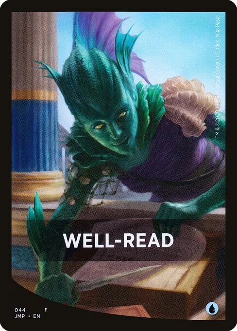 Well-Read, carta Magic di tipo Card illustrata da Mila Pesic