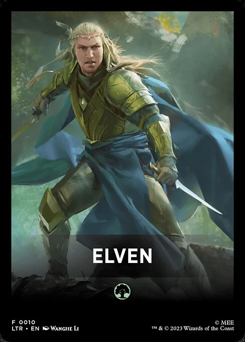 Elven, carta Magic di tipo Card illustrata da Wangjie Li