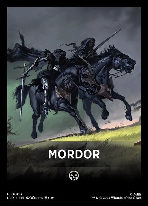 Mordor, carta Magic di tipo Card illustrata da Warren Mahy